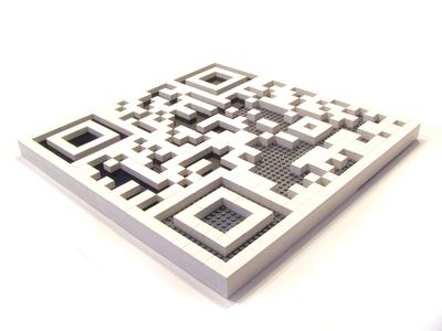 白色二维码